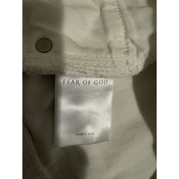 EUC Fear of God Fourth Collection White Skinny Jeans - Picture 15 of 16